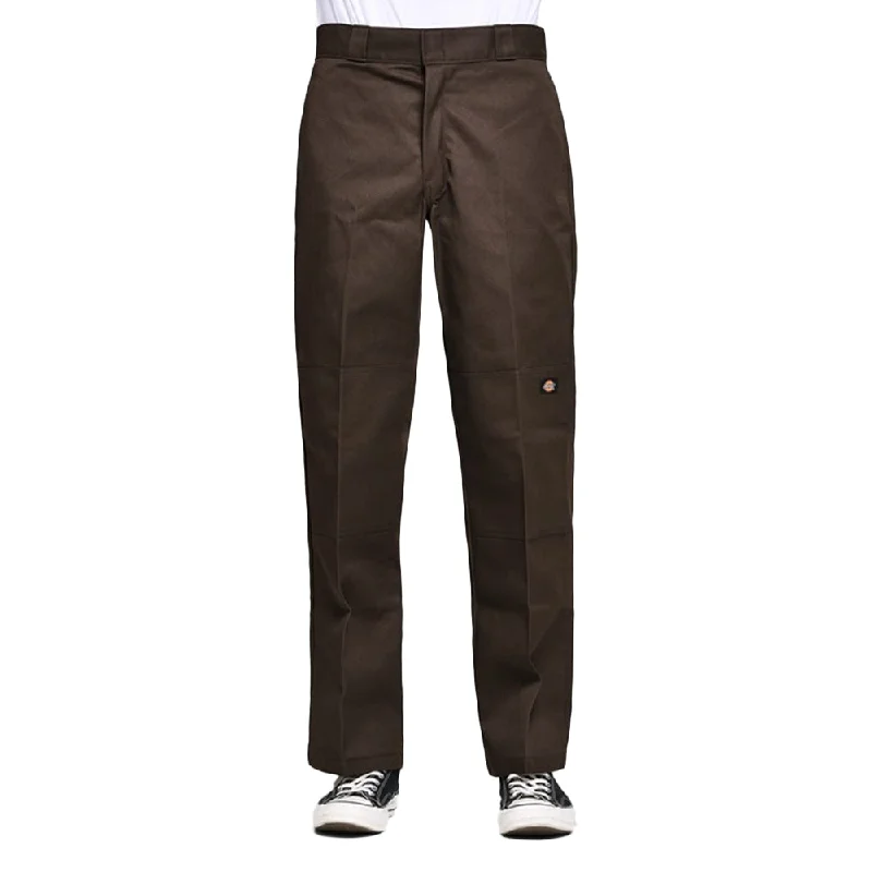 Quick Sale Dickies - 85-283 Loose Fit Double Knee Pants Dark Brown