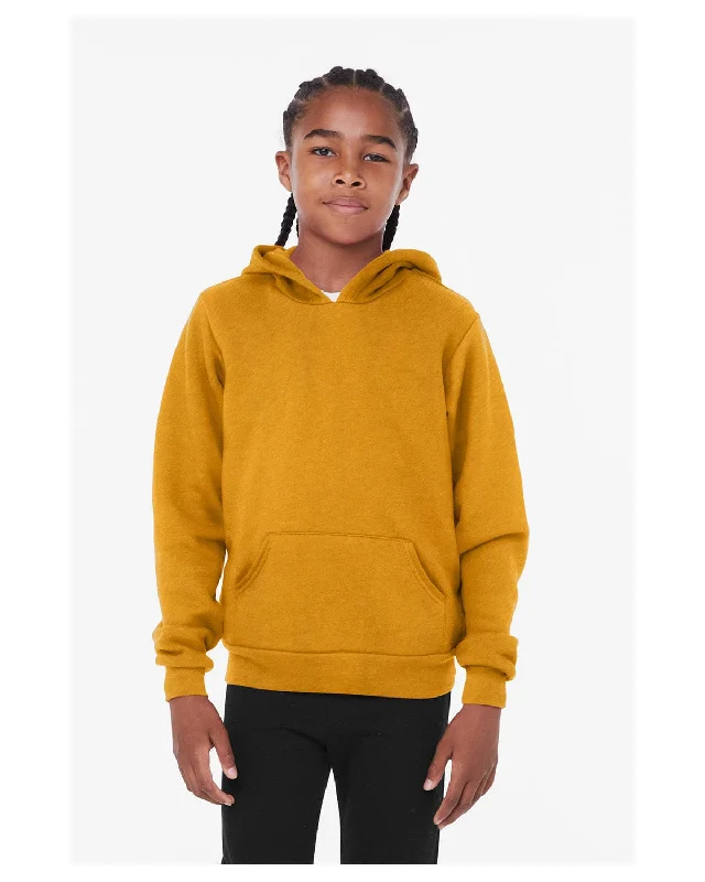 Sneak Peek Sale Bella+Canvas Youth Sponge Fleece Pullover Hooded Sweatshirt | Heather Mustard Sneak Peek Sale Bella+Canvas Youth Sponge Fleece Pullover Hooded Sweatshirt | Heather Mustard