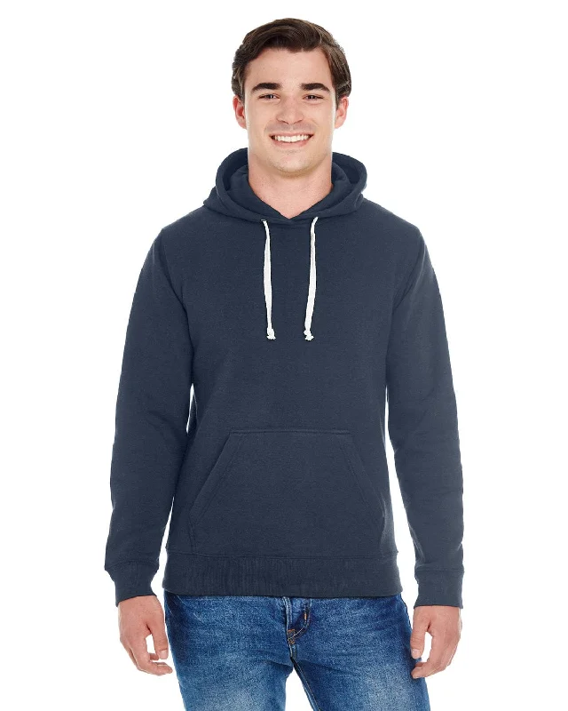 Deal Explosion J America Unisex Triblend Pullover Hoodie | True Navy Trblnd