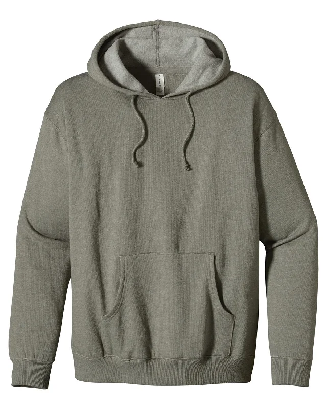 Referral Discount Econscious Organic/Recycled Heathered Fleece Pullover Hoodie | Military Green