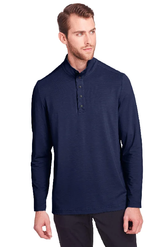 Weekend Bargains to Grab North End Mens Jaq Performance Moisture Wicking Long Sleeve Polo Shirt - Classic Navy Blue Weekend Bargains to Grab North End Mens Jaq Performance Moisture Wicking Long Sleeve Polo Shirt - Classic Navy Blue