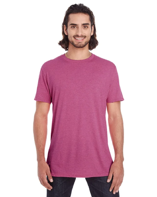 The Best Deal Anvil Fashion Fit T-Shirt | Heather Raspbery