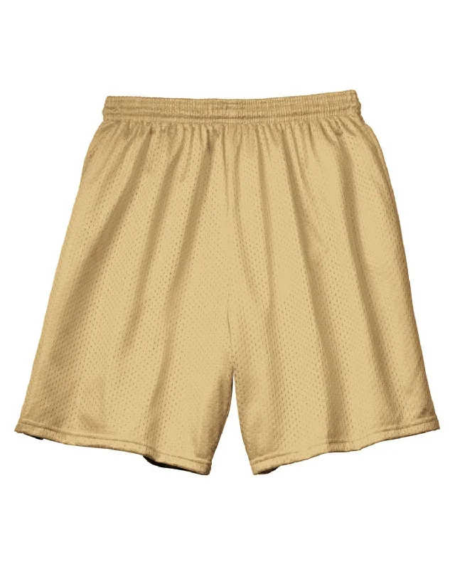 Today’s Deal A4 Adult Seven Inch Inseam Mesh Shorts | Vegas Gold