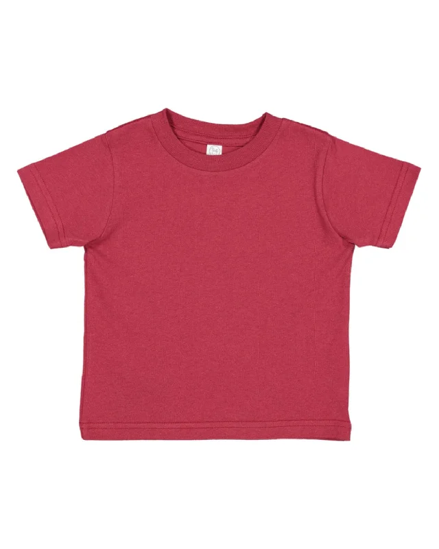 Hot Deal Rabbit Skins Toddler Fine Jersey T-Shirt | Garnet