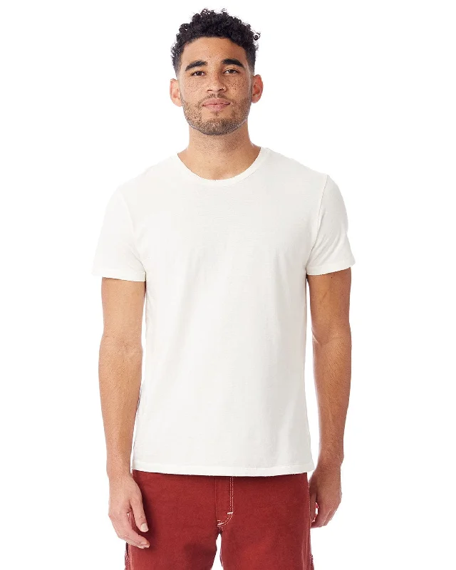 Price Drop Alternative Men's Heritage Garment-Dyed Distressed T-Shirt | Vintage White