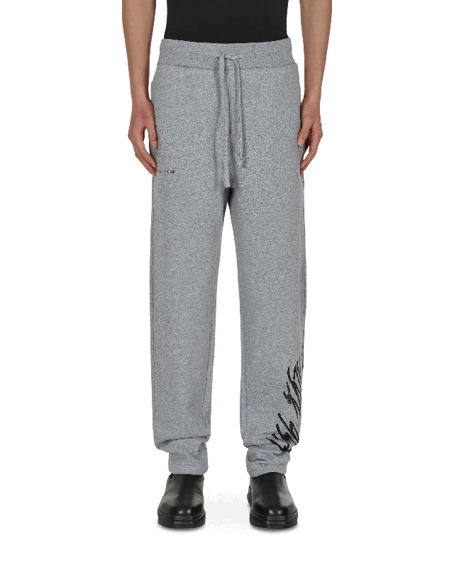 Limited Availability Script Sweatpants Grey