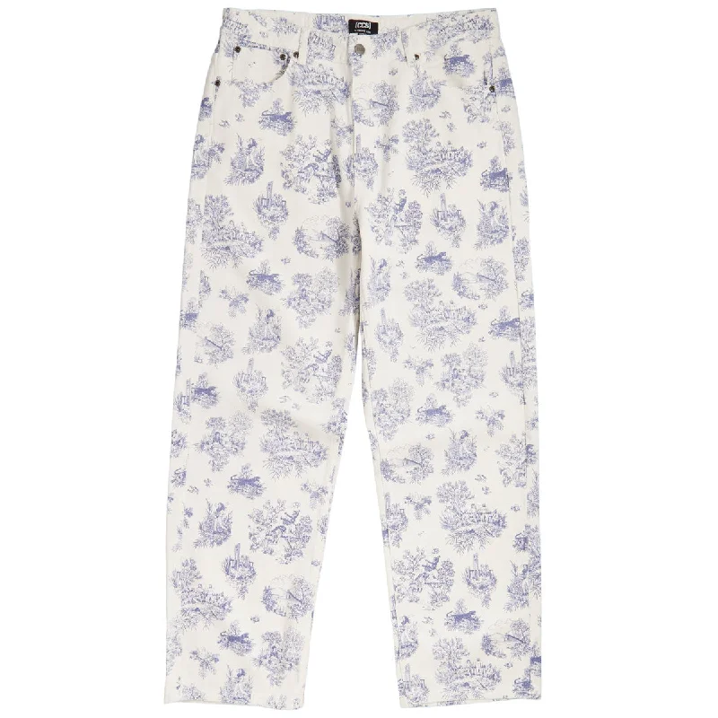 Discount Deals CCS Original Relaxed Toile Denim Jeans - Blanc