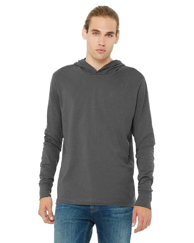 Weekend Deals That Excite Bella+Canvas Unisex Long Sleeve Hoodie | Asphalt
