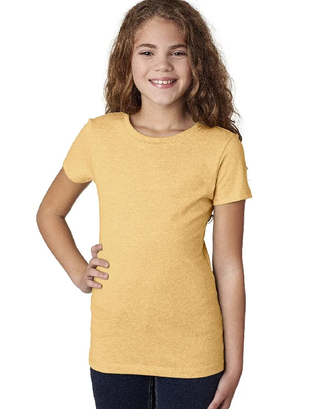 Price Smash Next Level Girls Princess CVC Tee | Banana Cream
