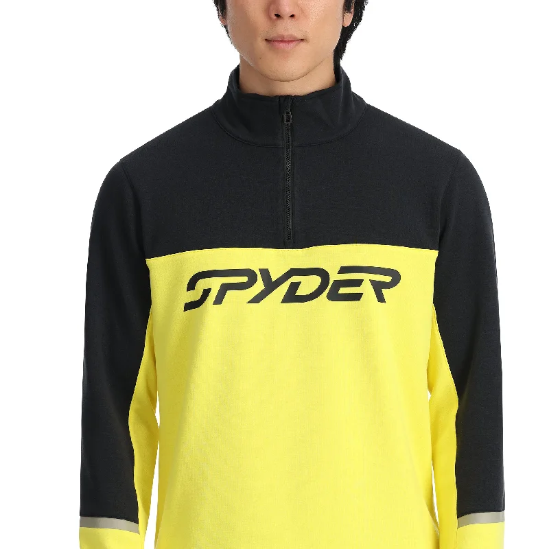 Stock Clearance Mens Speed Fleece Half Zip - Acid Yellow