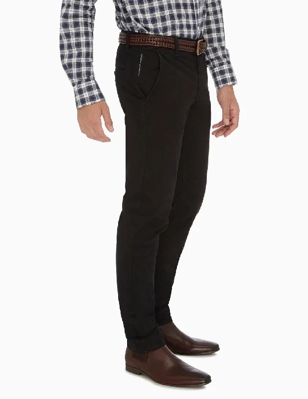 Sale Event City Club - Hammond Stretch Chino - Black