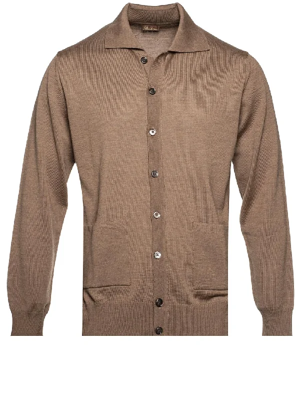 Reduced Prices Strickjacke aus Merinowolle Beige