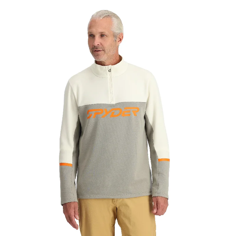 Can't Resist Mens Speed Fleece Half Zip - Concrete