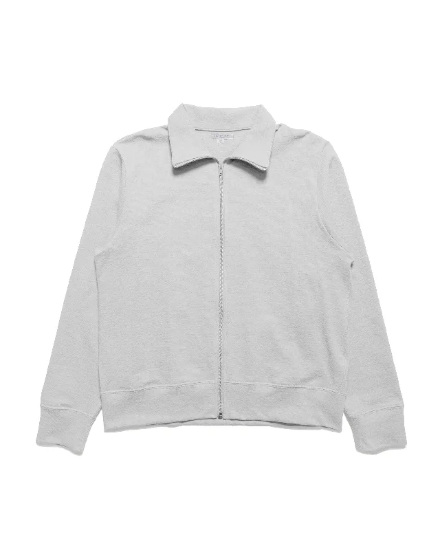 Warehouse Sale Lady White Co. Textured Full Zip White