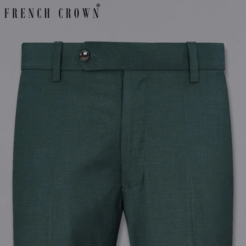 New Deal Cape Cod Green Subtle Plaid Pant