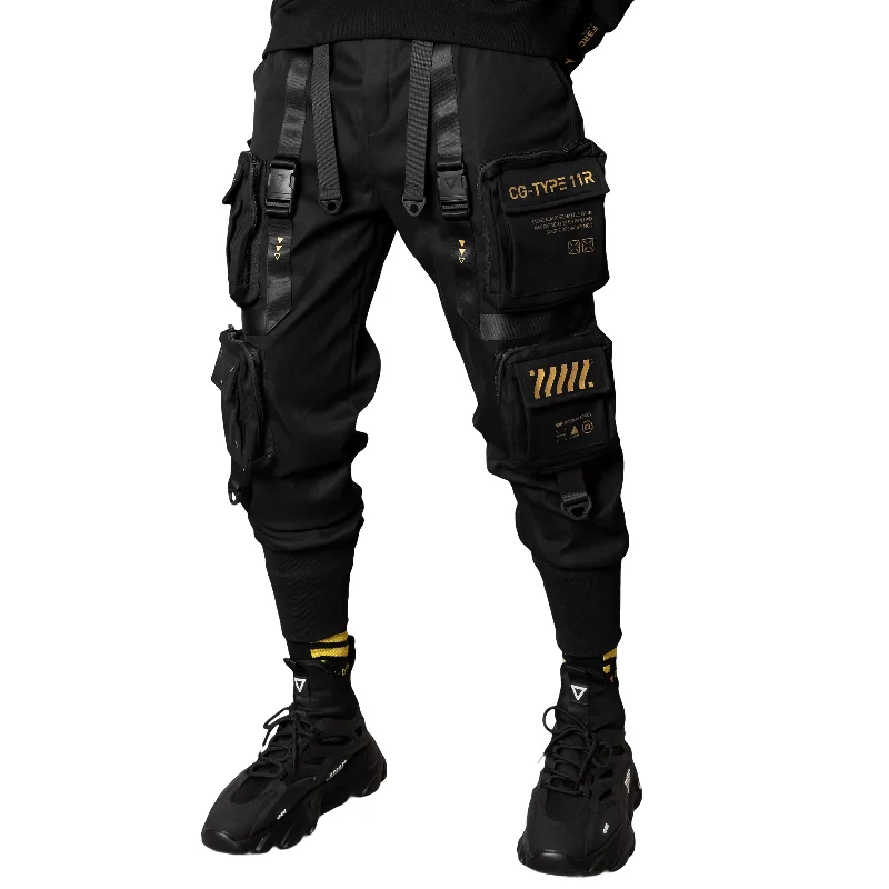 Don't Wait CG-Type 11R(U) Black Gold Cargo Pants