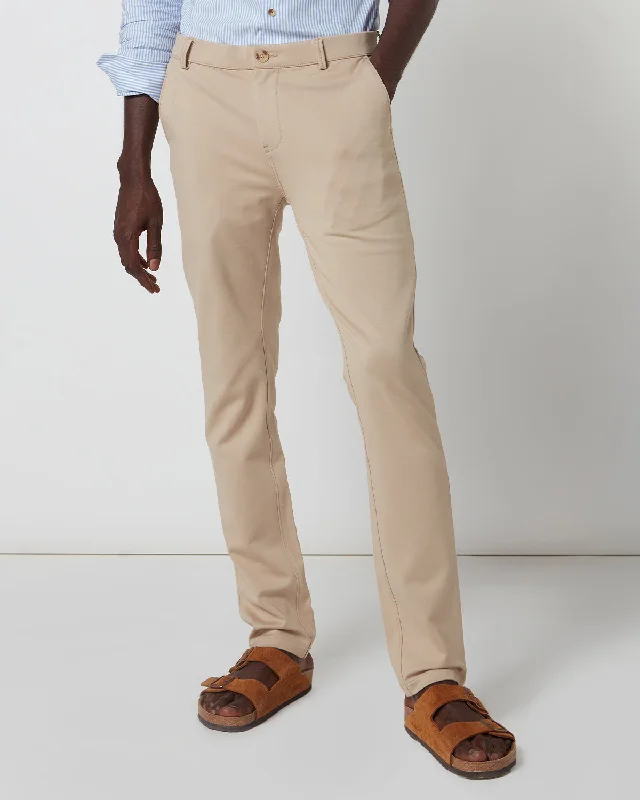Super Deal Dynamic 4 Way Stretch Smart Pants - Beige