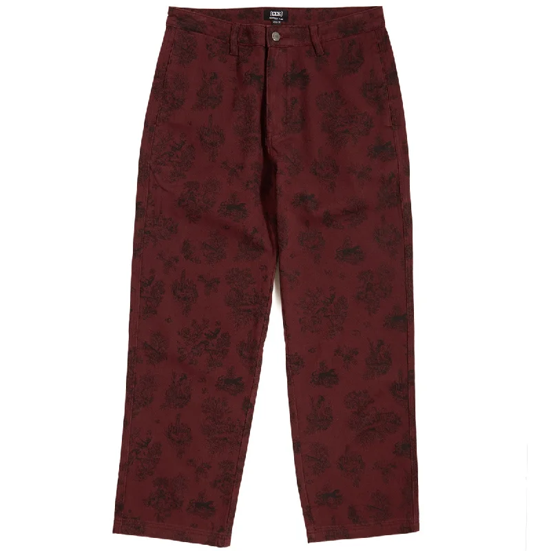 Extra Savings CCS Original Relaxed Toile Chino Pants - Oxblood