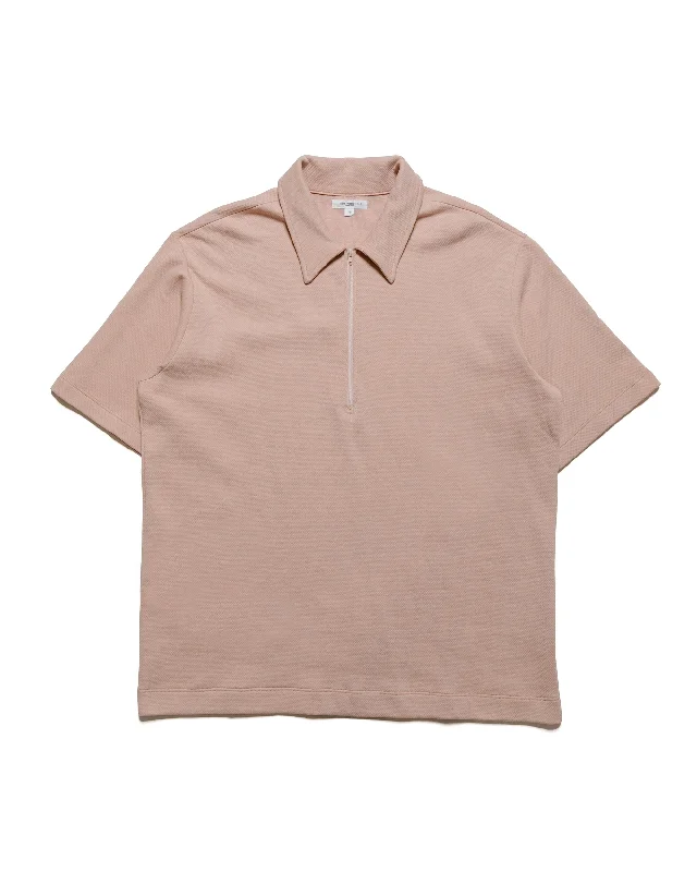 Price Rollback Lady White Co. Half Zip Polo Pink Glass