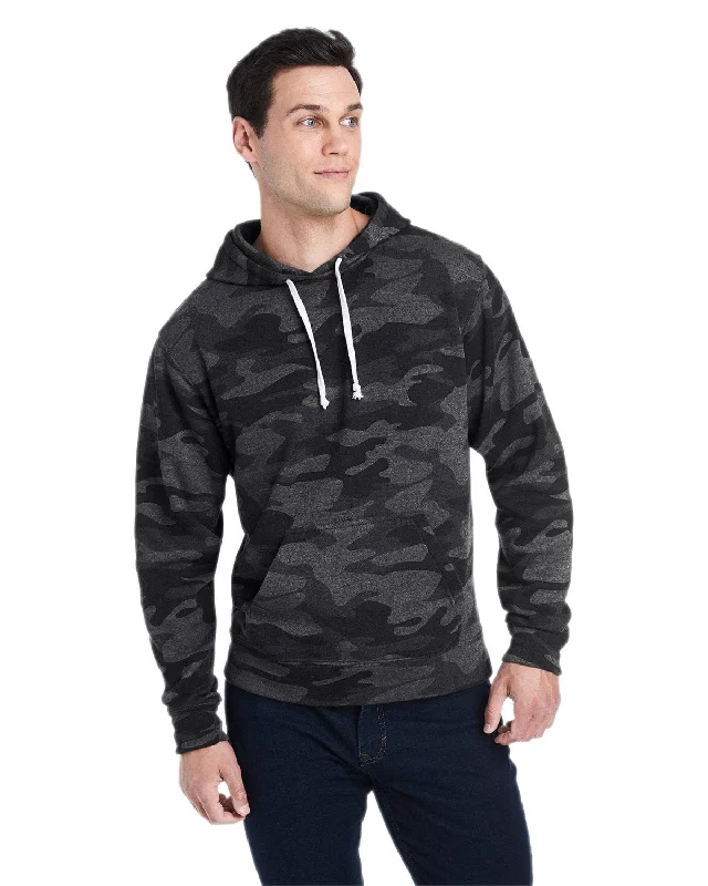 Inventory Reduction J America Unisex Triblend Pullover Hoodie | Blk Camo Trblnd