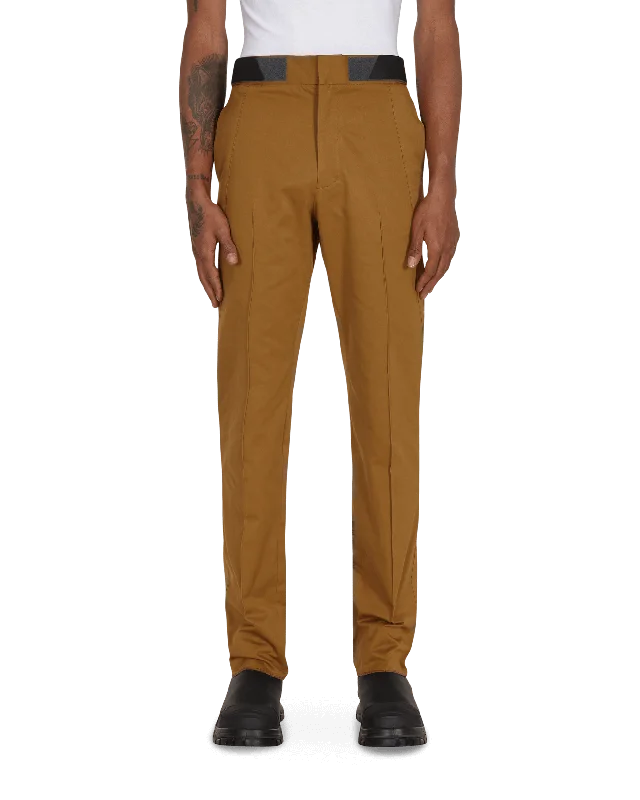 Act Now Diagonal Attica Pants Brown