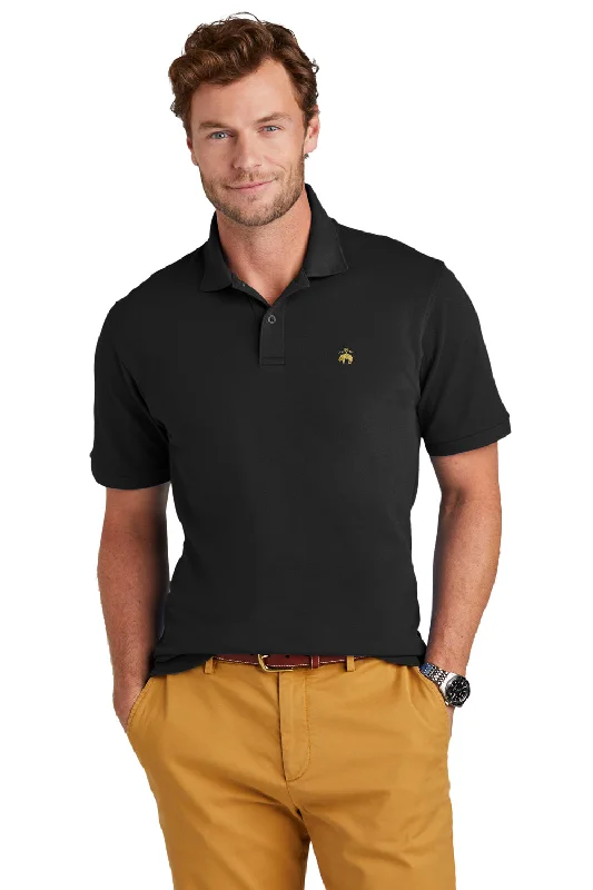 Flash Sale Brooks Brothers Mens Short Sleeve Polo Shirt - Deep Black