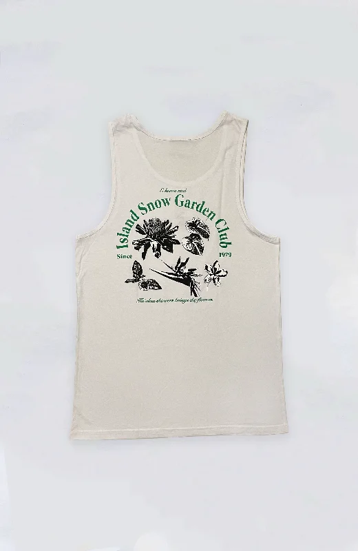 Lowest Price Island Snow Hawaii - IS Garden Club Premium Heavyweight Tank Top