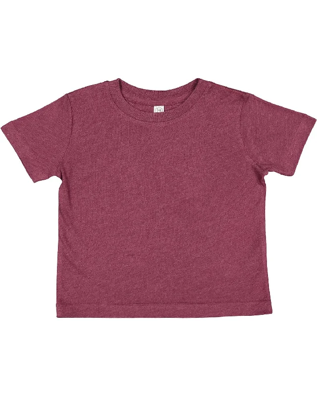 Limited Edition Rabbit Skins Toddler Fine Jersey T-Shirt | Vintage Burgundy