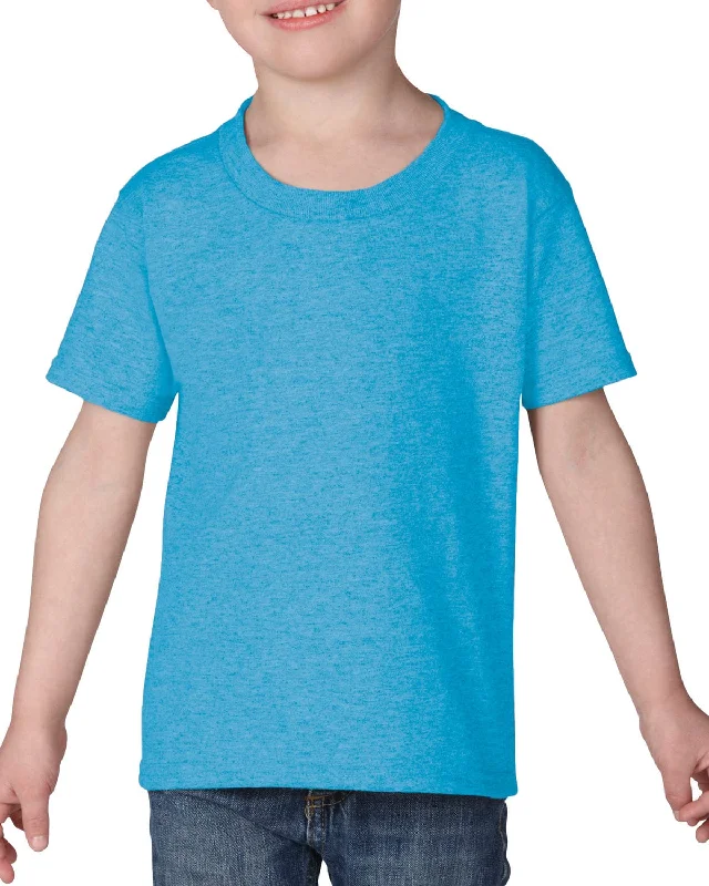 Blowout Deals Gildan Lightweight Cotton Toddler T-Shirt | Heather Sapphire