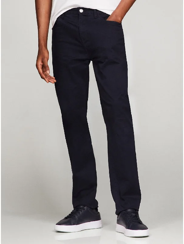 Weekend Bargains to Grab Tommy Hilfiger Men's Twill 5-Pocket Straight Fit Pant
