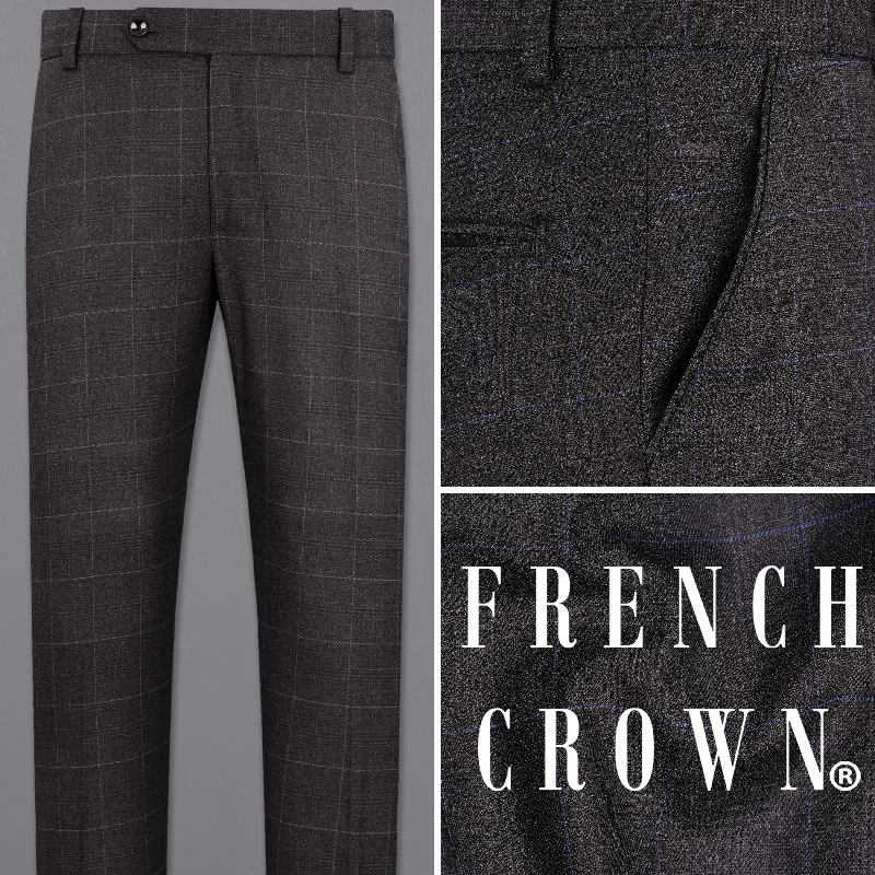 Weekend Offers That Excite Eclipse Gray Plaid Pant