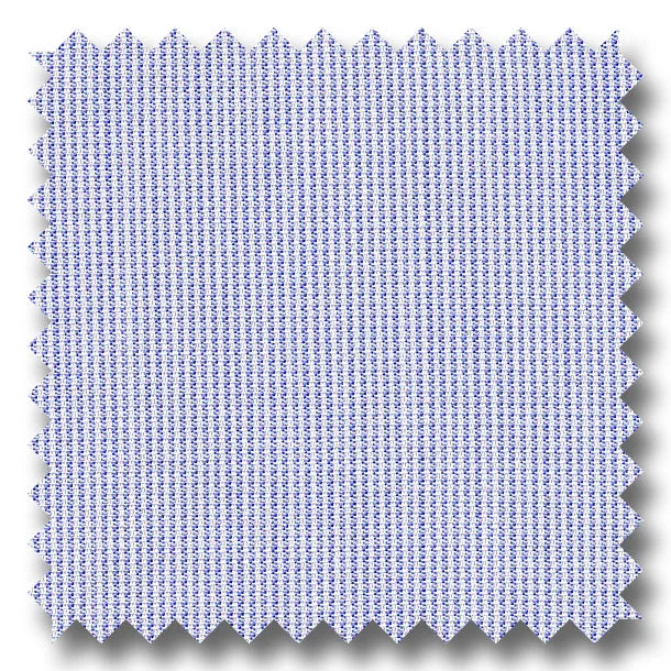 Last Chance Medium Blue Solid 2Ply - Custom Dress Shirt