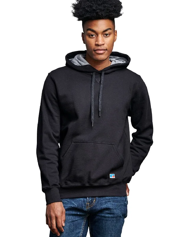 Price Meltdown Russell Athletic Unisex Cotton Classic Hooded Sweatshirt | Black