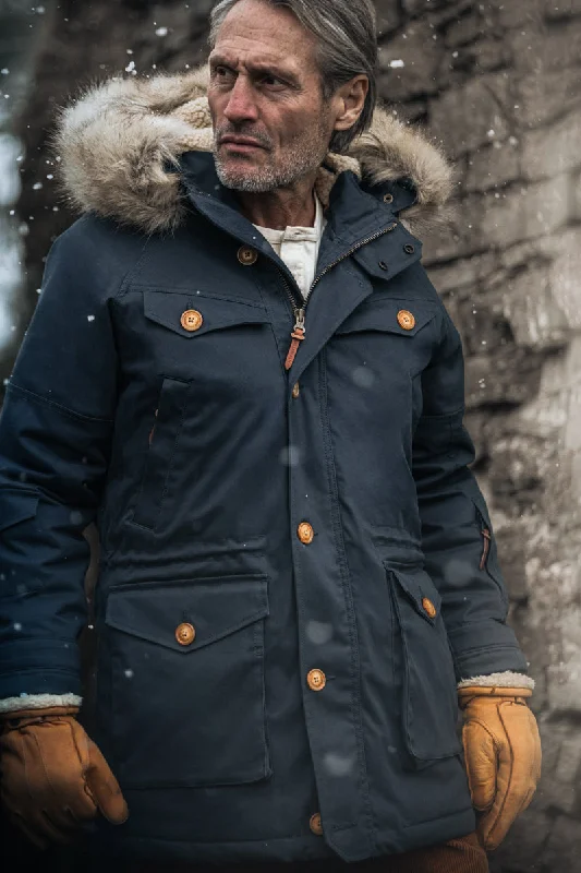 Limited Offer &SONS Ridge Snow Parka Navy