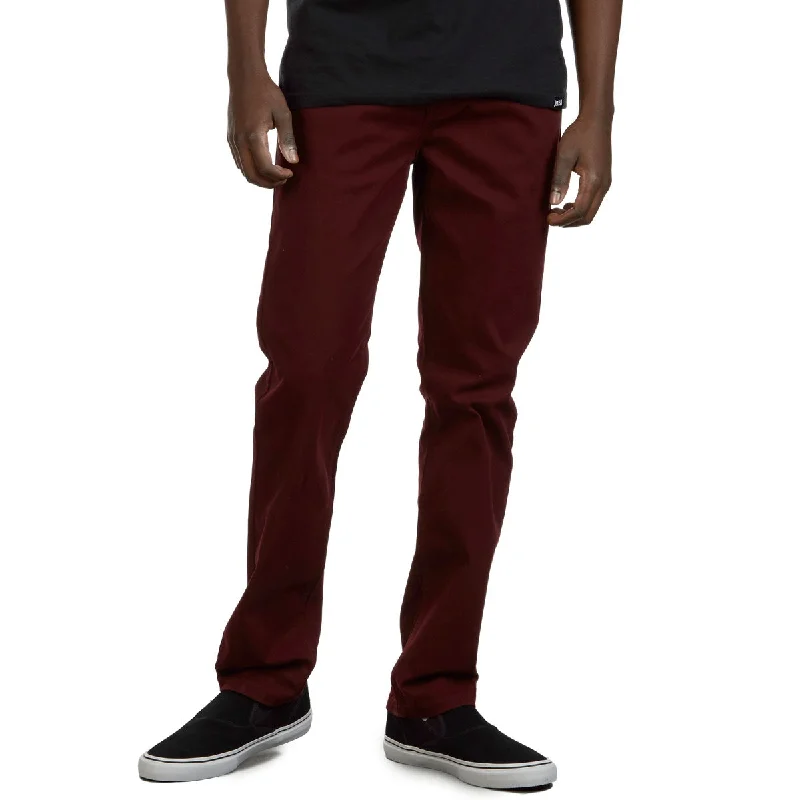 Weekend Deals That Excite CCS Standard Plus Slim Chino Pants - Burgundy