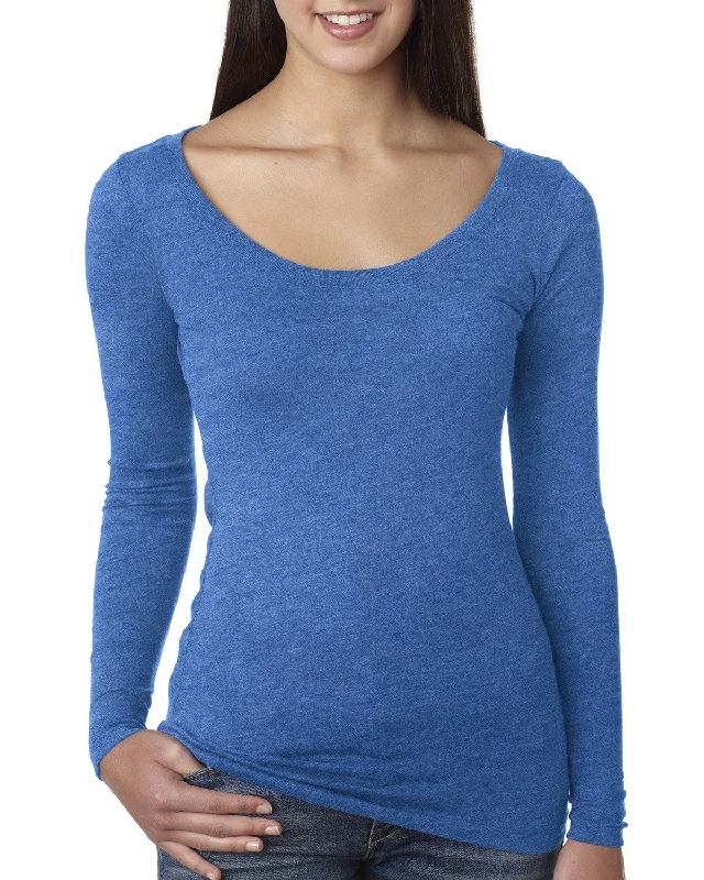 Exclusive Online Offer Next Level Ladies Triblend Long Sleeve Scoop Tee | Vintage Royal