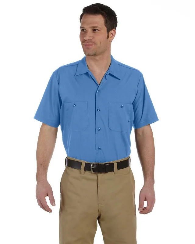 Exclusive Savings Dickies Industrial Short Sleeve Work Shirt | Light Blue