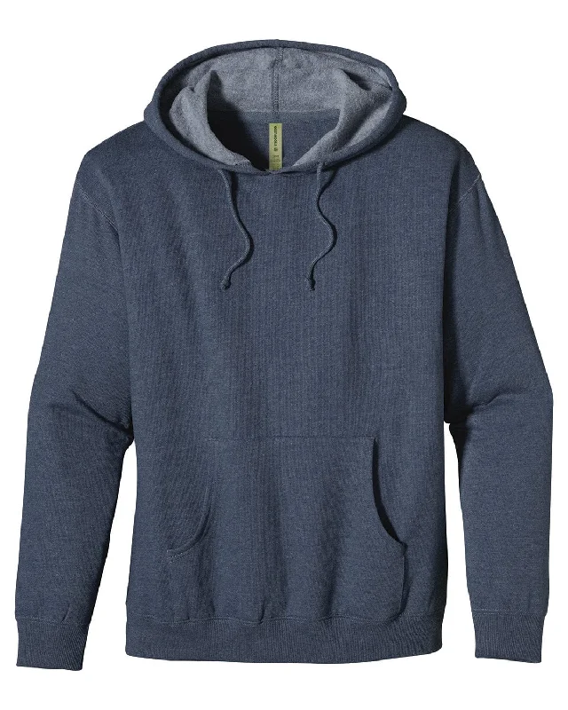 Price Rollback Econscious Organic/Recycled Heathered Fleece Pullover Hoodie | Water