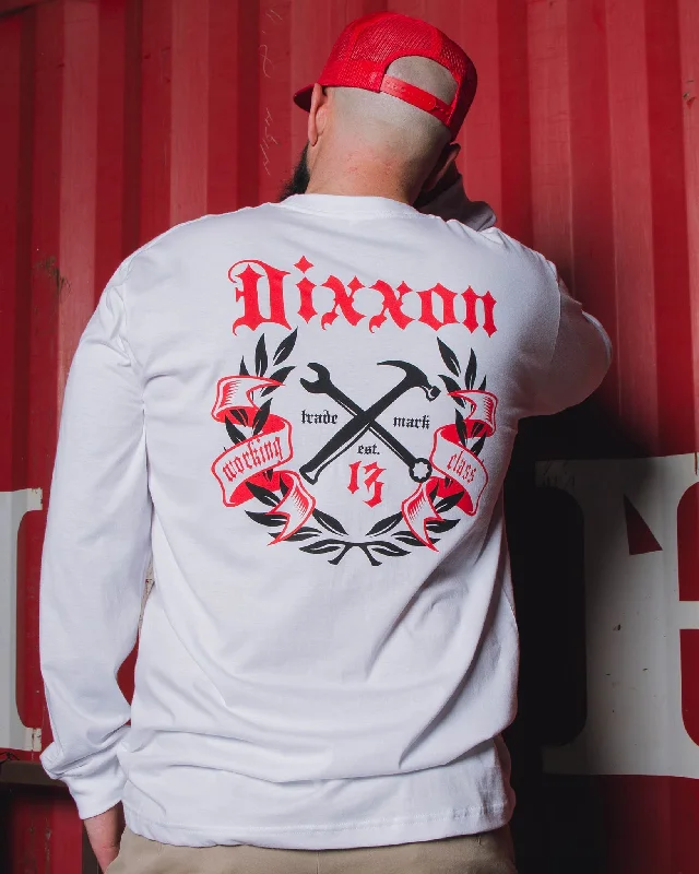 Mega Sale Award Long Sleeve T-Shirt - White, Black, & Red