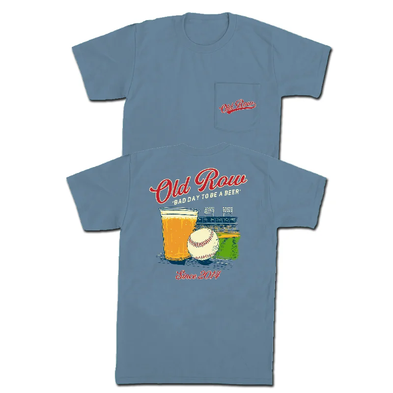 Weekend Offers That Dazzle Bad Day To Be A Beer Baseball Pocket Tee