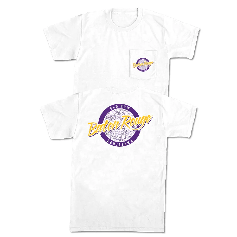 Special Discount Baton Rouge, Louisiana Circle Logo Pocket Tee