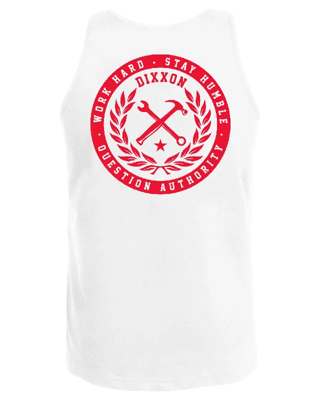 Savings Bonanza Branded Tank - White & Red