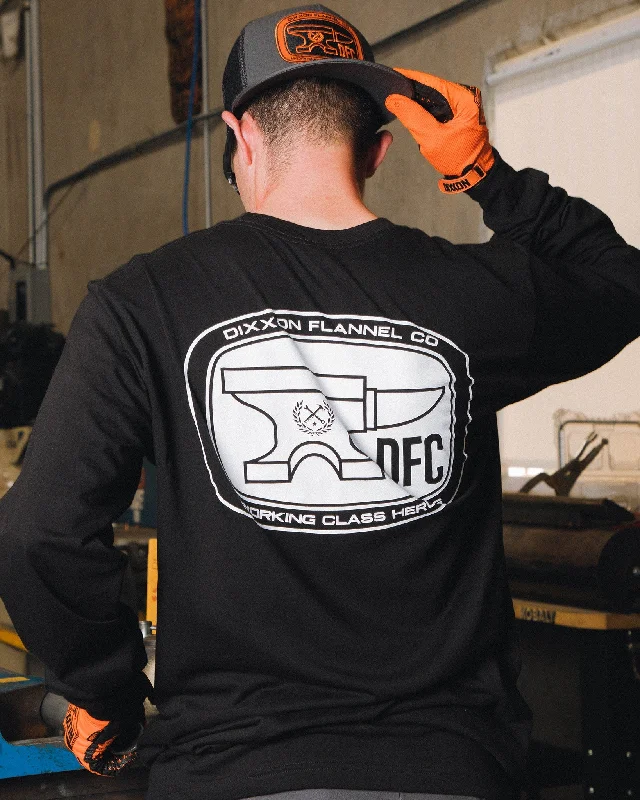 Clearance Items Checkpoint Long Sleeve T-Shirt - Black