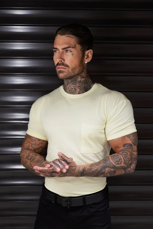 Weekend Flash Sale Father Sons Lemon Bamboo Crew T Shirt With Pocket Short Sleeve- FSH1099 Weekend Flash Sale Father Sons Lemon Bamboo Crew T Shirt With Pocket Short Sleeve- FSH1099