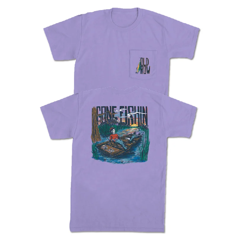 Best Seller Gone Fishin' Pocket Tee