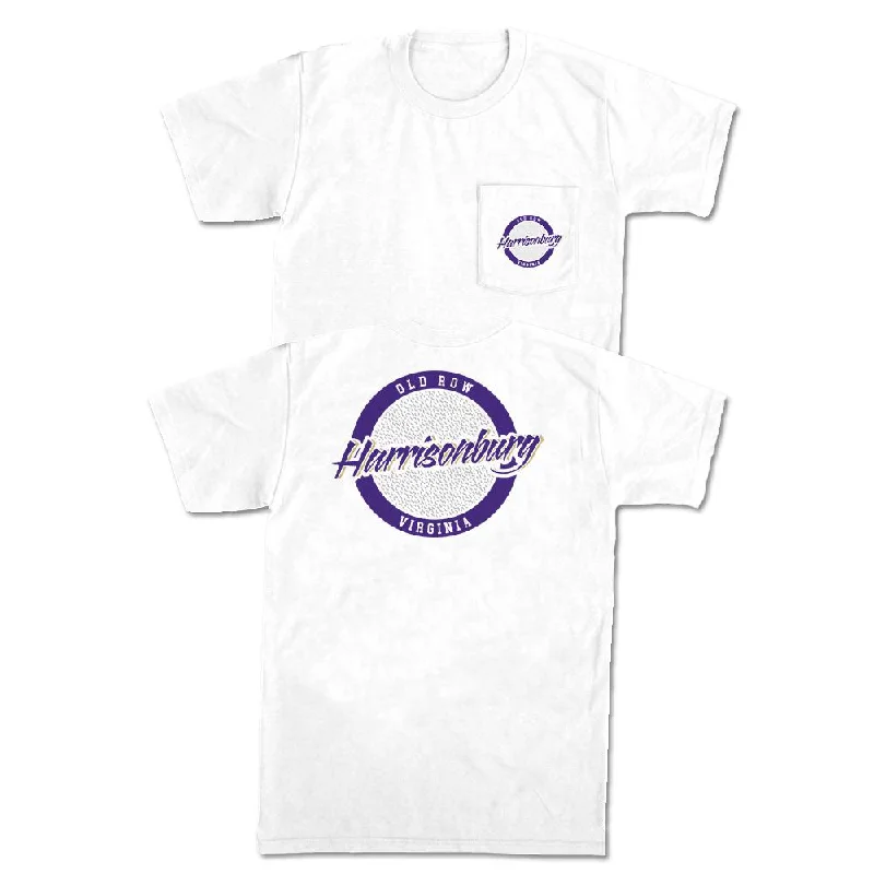 Flash Deal Harrisonburg, Virginia Circle Logo Pocket Tee