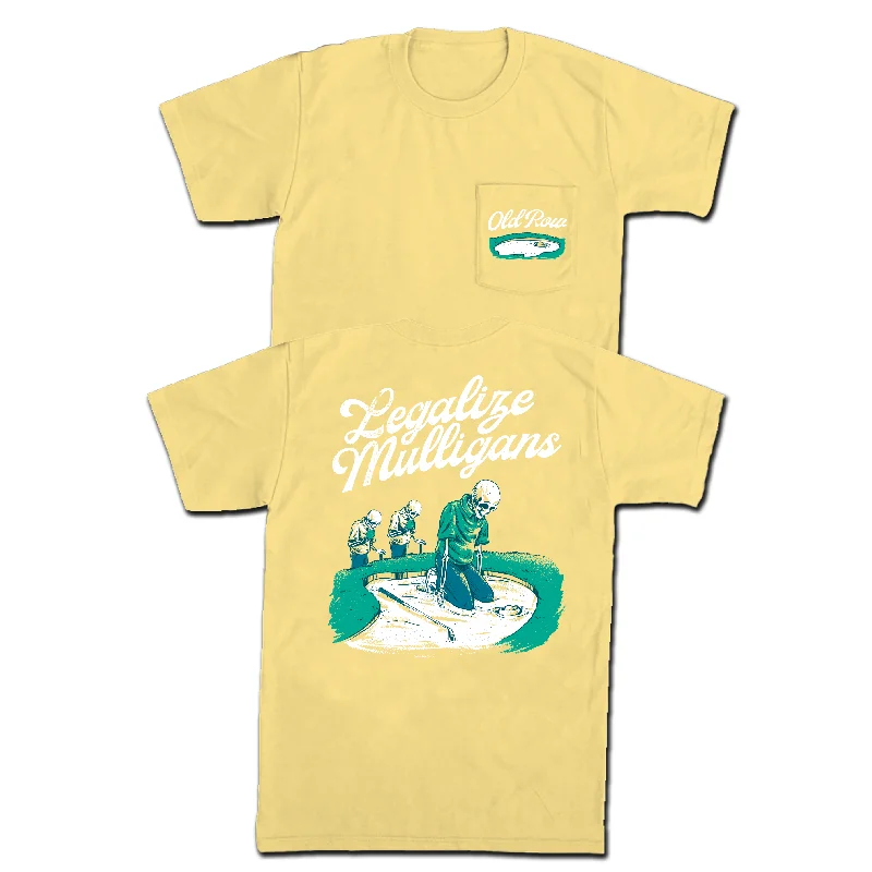 Stock Clearance Legalize Mulligans Fried Egg Pocket Tee