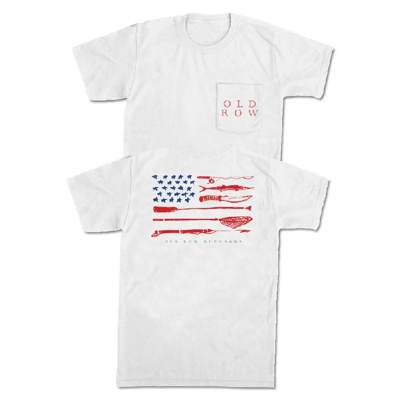 Weekend Discounts Worth Grabbing Old Row Outdoors Fishing USA Pocket Tee