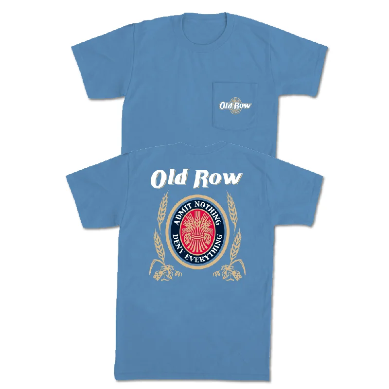 The Best Prices Old Row Retro Can Pocket Tee (Blue)
