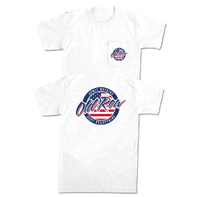 One-Day Only Old Row USA Circle Logo Pocket Tee